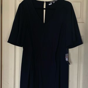 GORGEOUS NAVY DRESS SZ 12 by Sharagano
